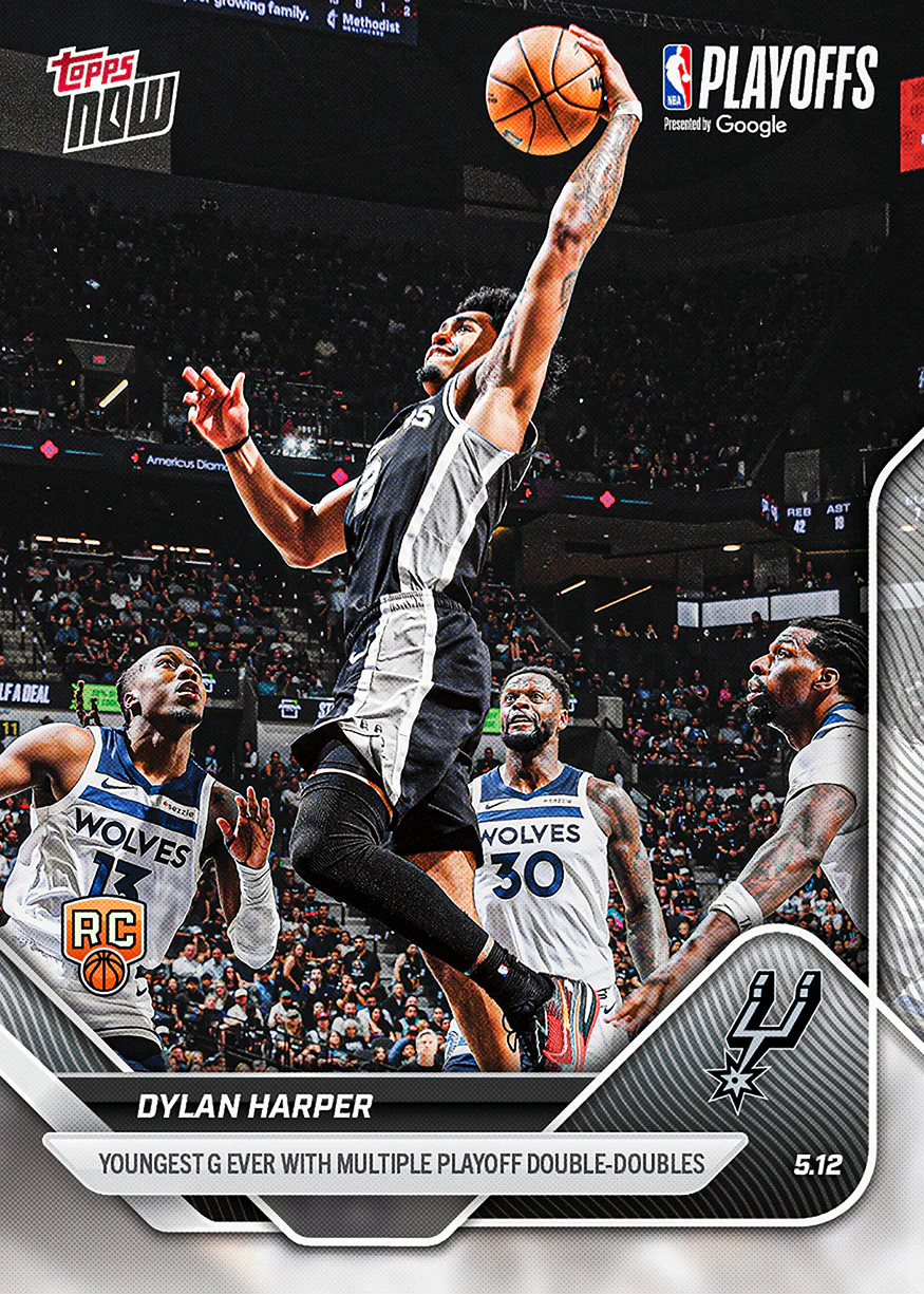 Dylan Harper - 2025-26 NBA Topps NOW® - Card 309 - PR: 3866