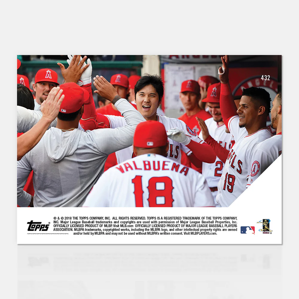 Shohei Ohtani - 07/08/2018 TOPPS NOW® Card 432 - Print Run: 3430