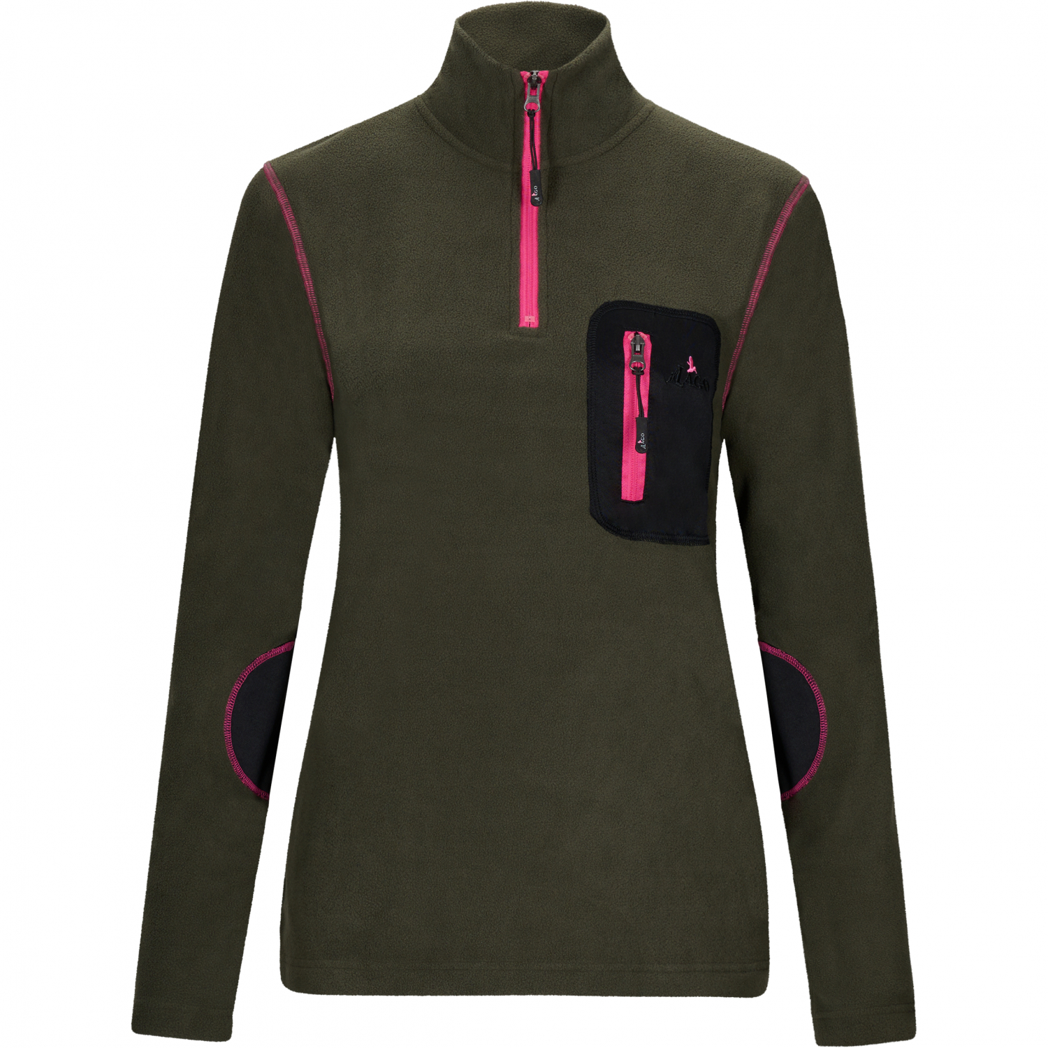 Caya Fleece Troyer Women (Olive)