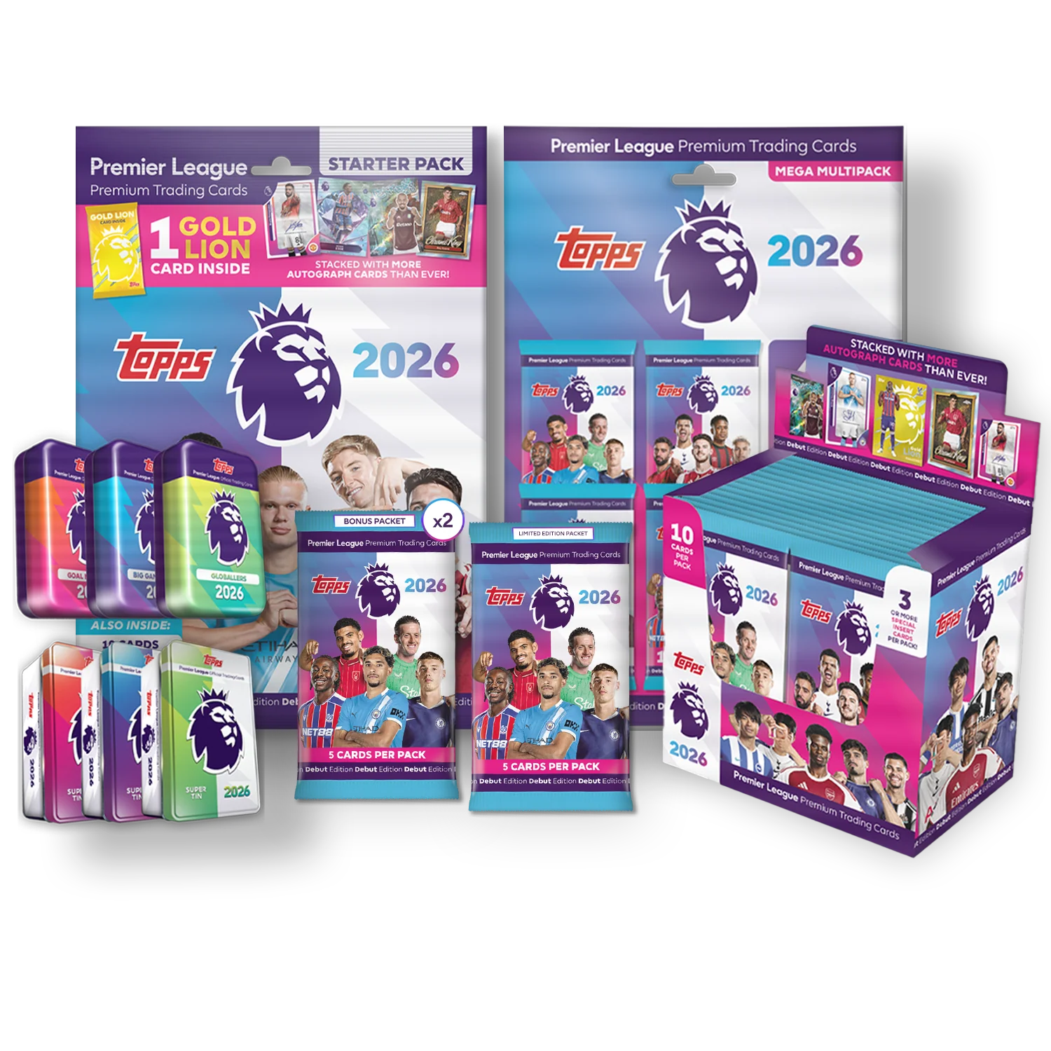 Topps Premier League 2026 - Debut Edition - Jumbo Bundle