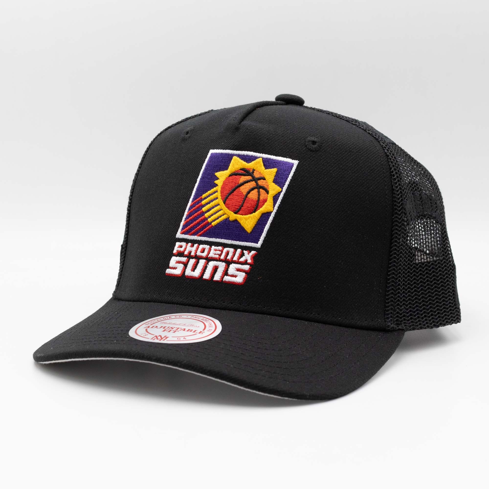 Phoenix Suns Mitchell & Ness Monogram NBA Trucker Cap Black