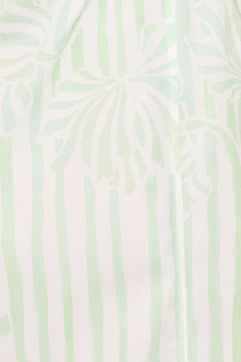 Laurita Maxi Dress - Jade Painted Stripe