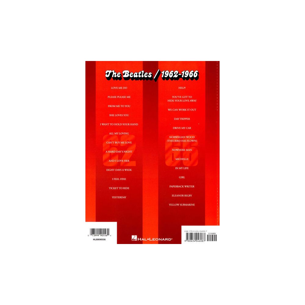 Hal Leonard The Beatles 1962
