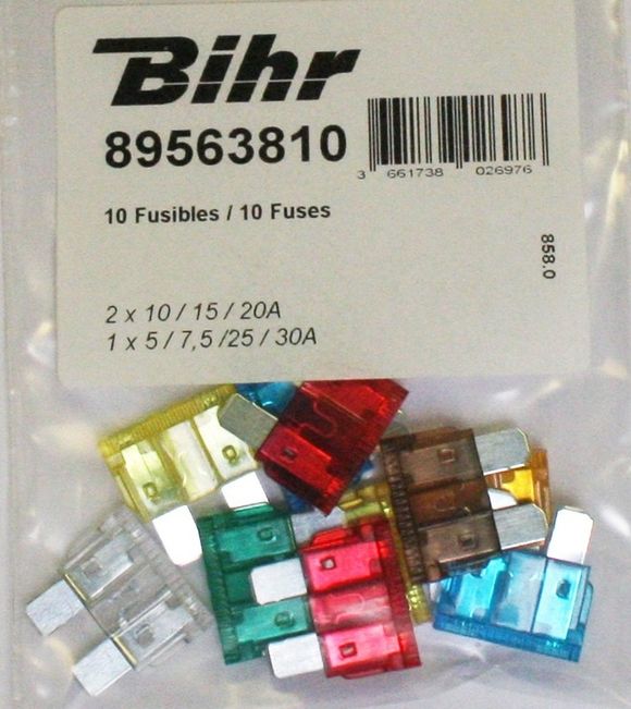 Bihr fuse 10 pcs universalRef: Bi01750A / 1079845