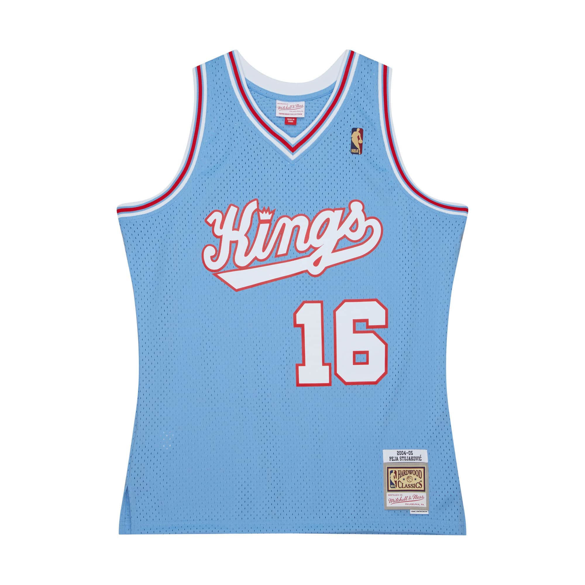 Predrag Stojaković #16 Sacramento Kings 2004-05 HWC Swingman NBA Jersey Blue