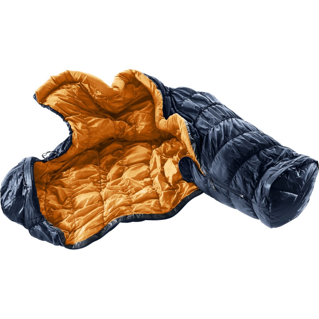 Deuter Exosphere 0C/32F Sleeping Bag - zip left - ink-maple