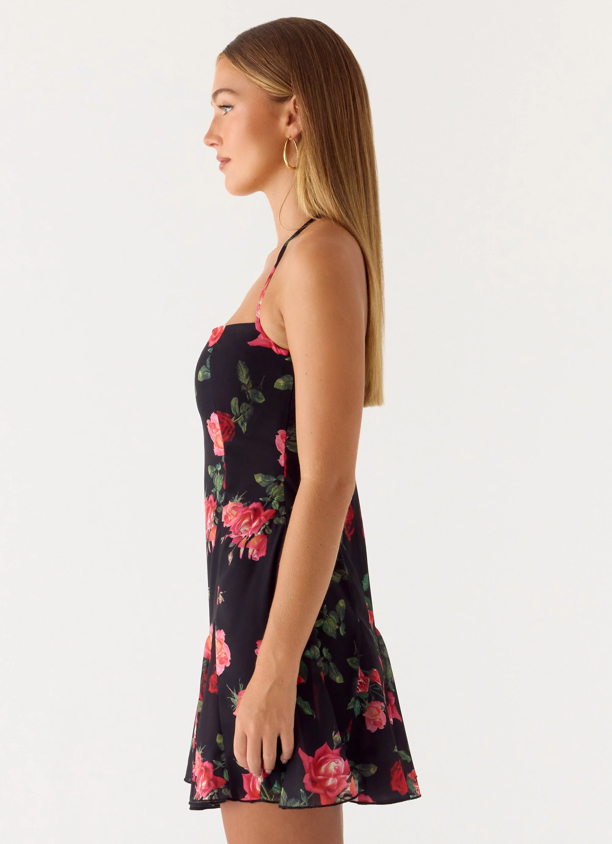 Nikyta Mini Dress - Midnight Bloom