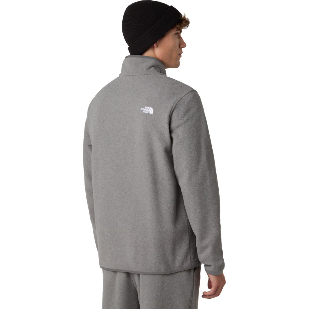 The North Face Glacier Fleece 1/4 Zip Pullover Men - TNF Mid Grey Heather