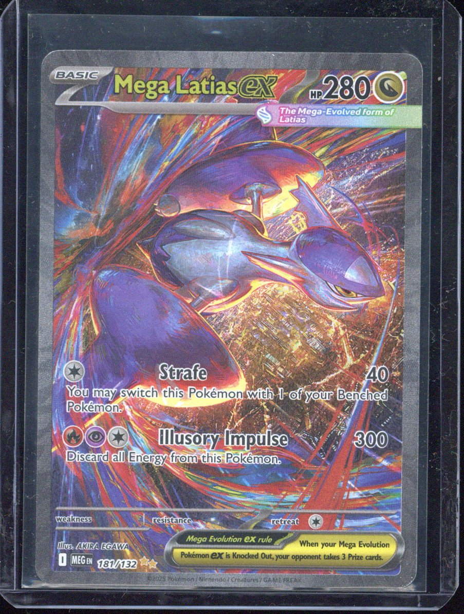 2025 Pokemon MEG EN Mega Latias ex SIR #181
