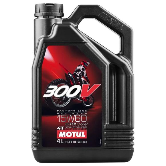 Huile moteur Motul 300V FL OFF ROAD 15W60 4L UniverselRef : MOT0131 / 104138