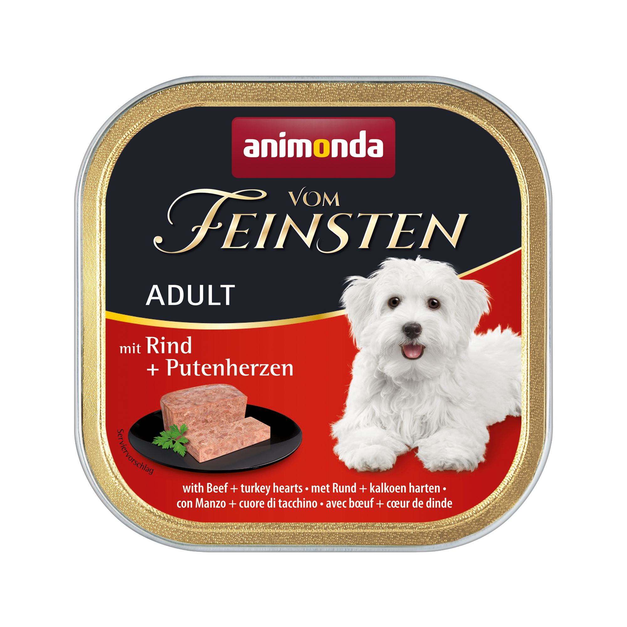 Animonda Vom Feinsten Classic - Beef & Turkey heart - 22 x 150g