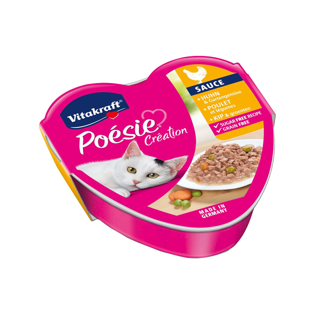 Vitakraft Poésie Chicken & Vegetables in Sauce - 15 x 85 g