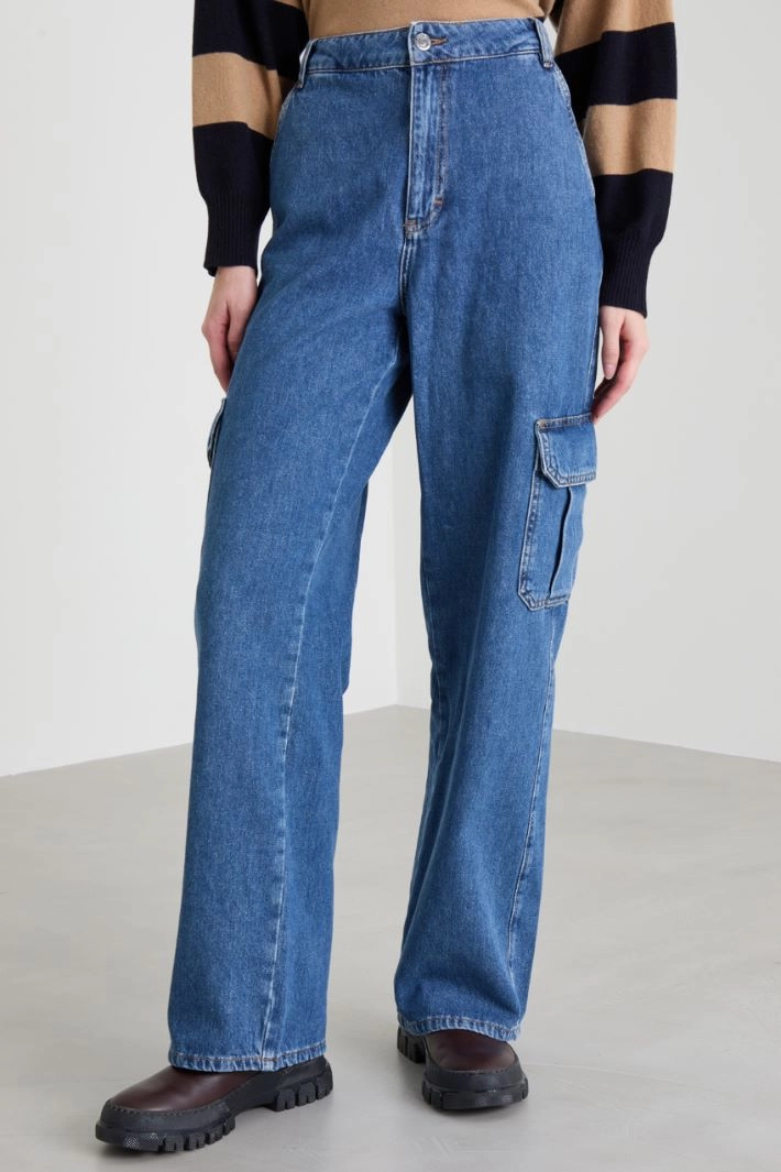 Cargo jeans - BLUE