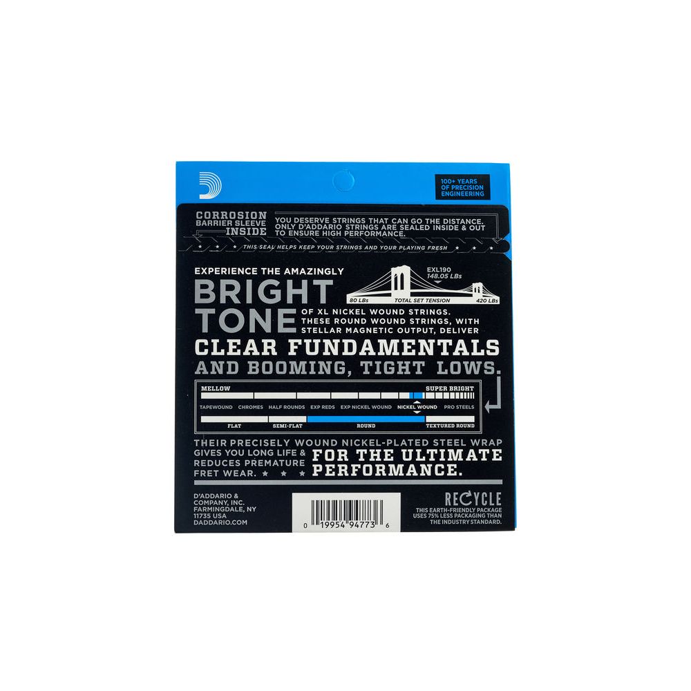 Daddario EXL190 – Thomann Ireland