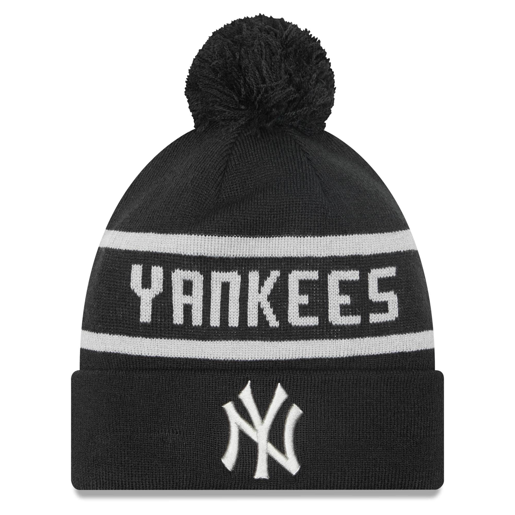 New York Yankees New Era Jake Cuff MLB Knit Hat Black