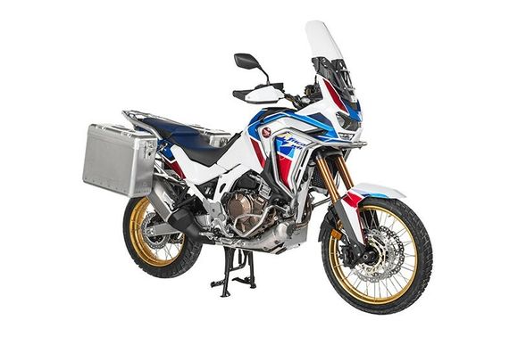 Touratech ZEGA Mundo 31/38 suitcase - Gray support included - AluminumRef: Trt01128A / 01-403-7130-0