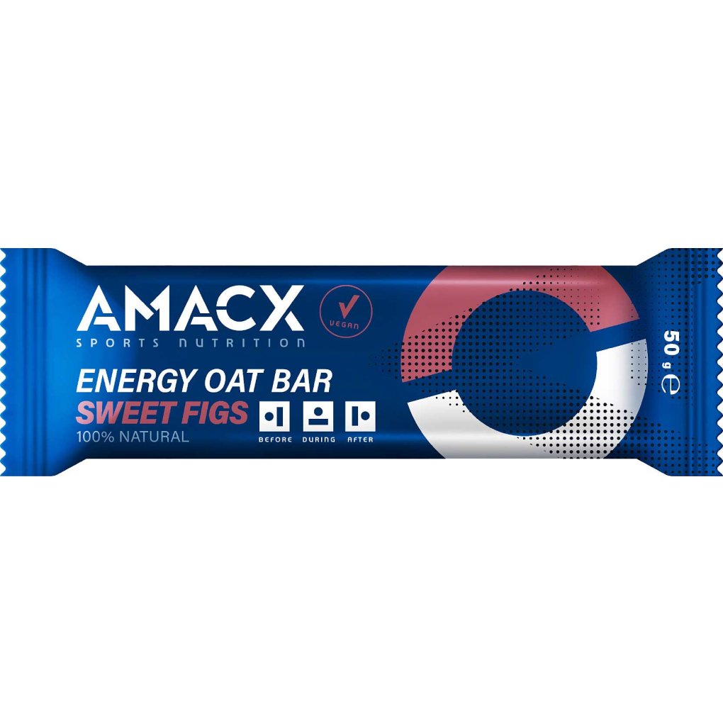 Amacx Energy Oat Bar - Carbohydrate Bar - 12x50g