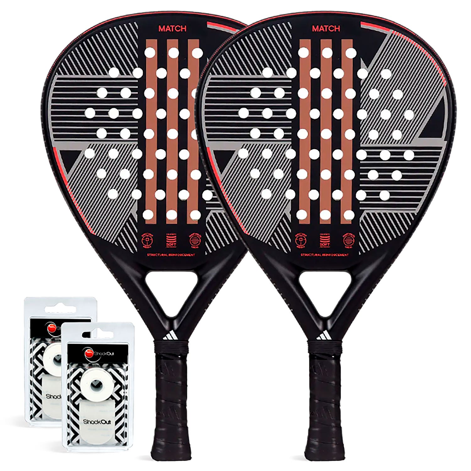 DUO PACK ADIDAS MATCH 3.3 COOPER