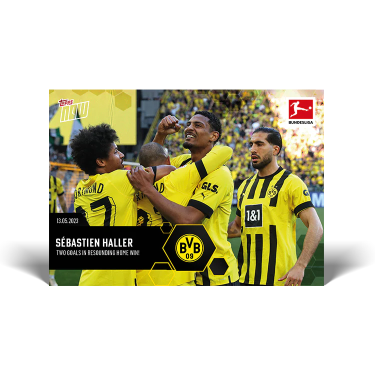 Topps UK - Two goals in resounding home win! - Bundesliga TOPPS NOW® Card #203