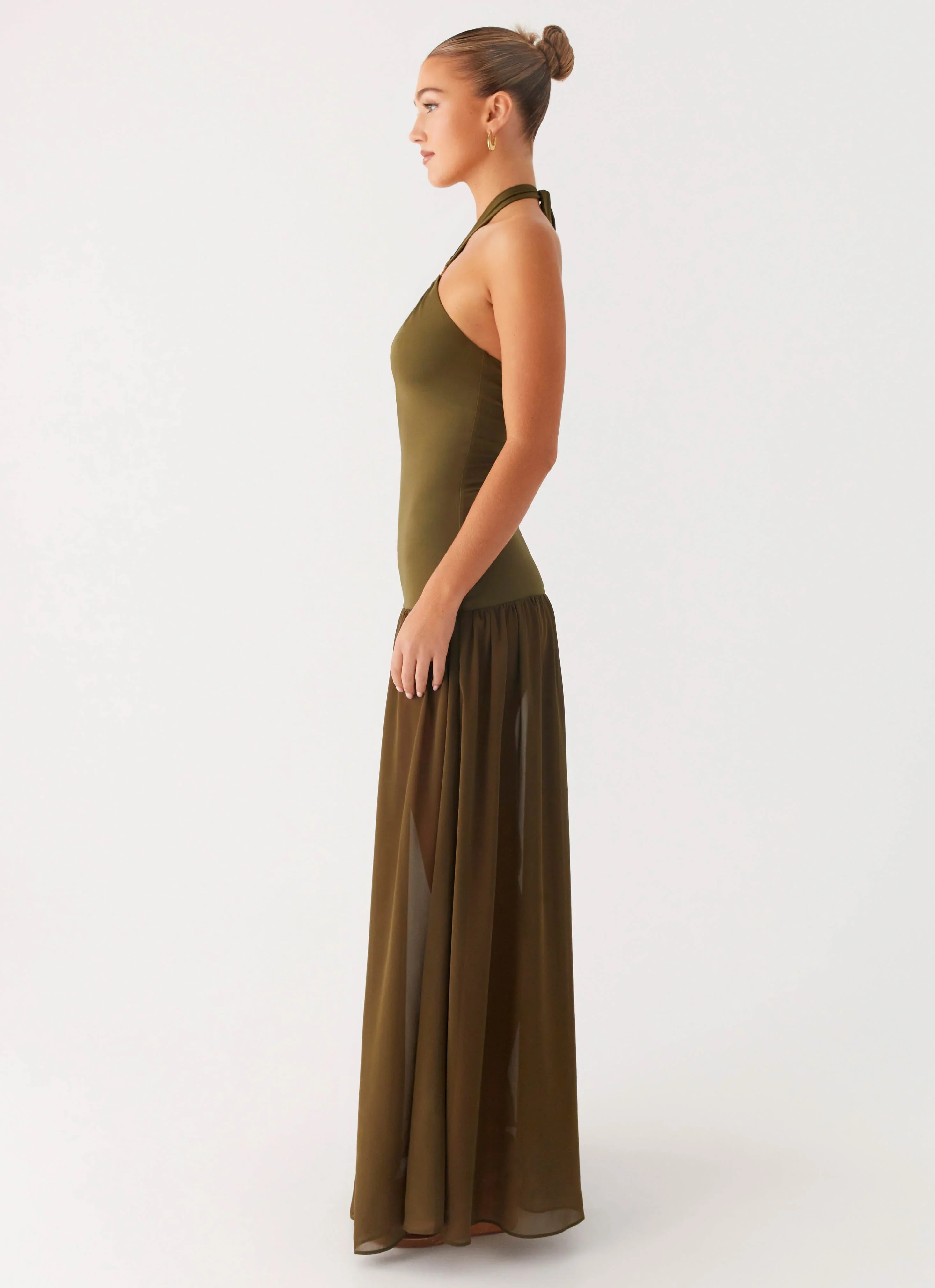 Cypress Kiss Maxi Dress - Khaki