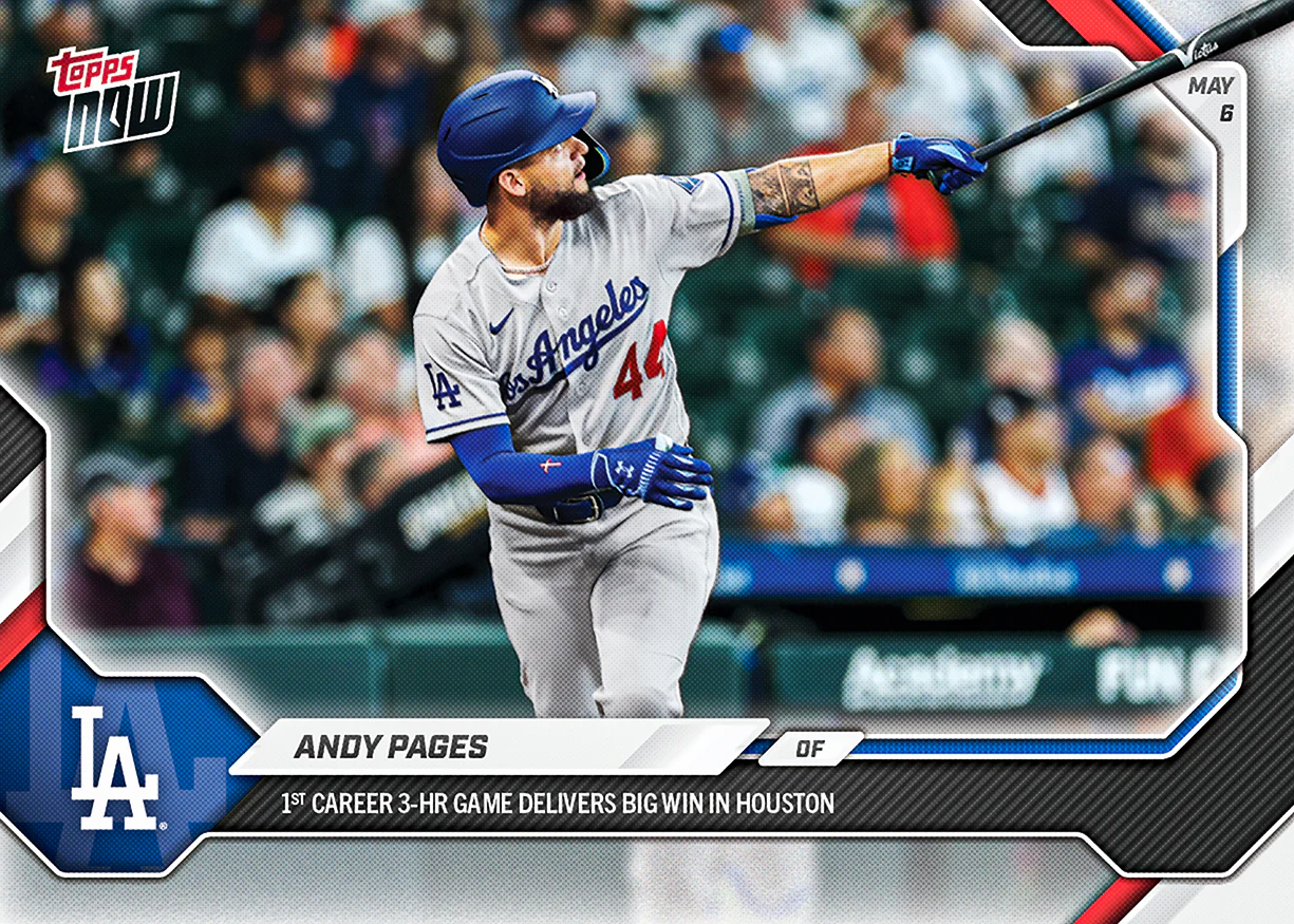 Andy Pages - 2026 MLB Topps NOW® - Card 168