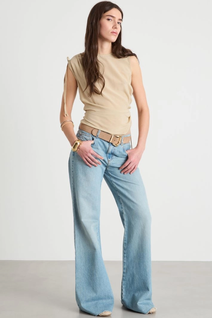 Wide-leg jeans - LIGHT BLUE