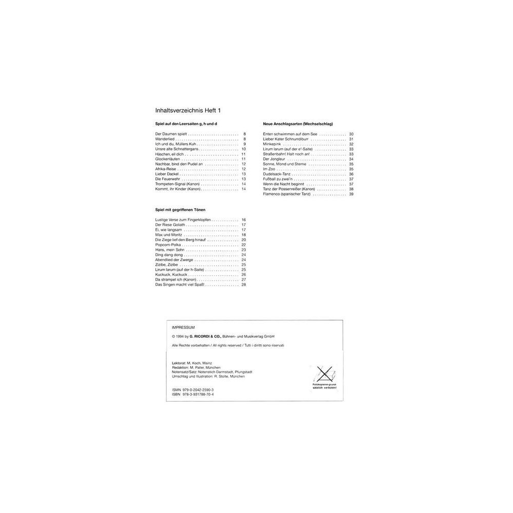 Ricordi Meine Gitarrenfibel 1 – Thomann Ireland