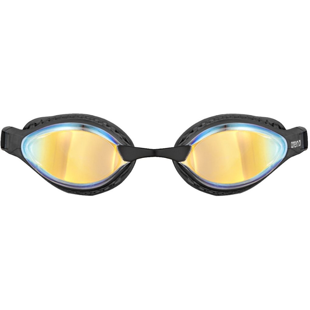 arena Airspeed Mirror Swimming Goggles - Yellow Copper/Black