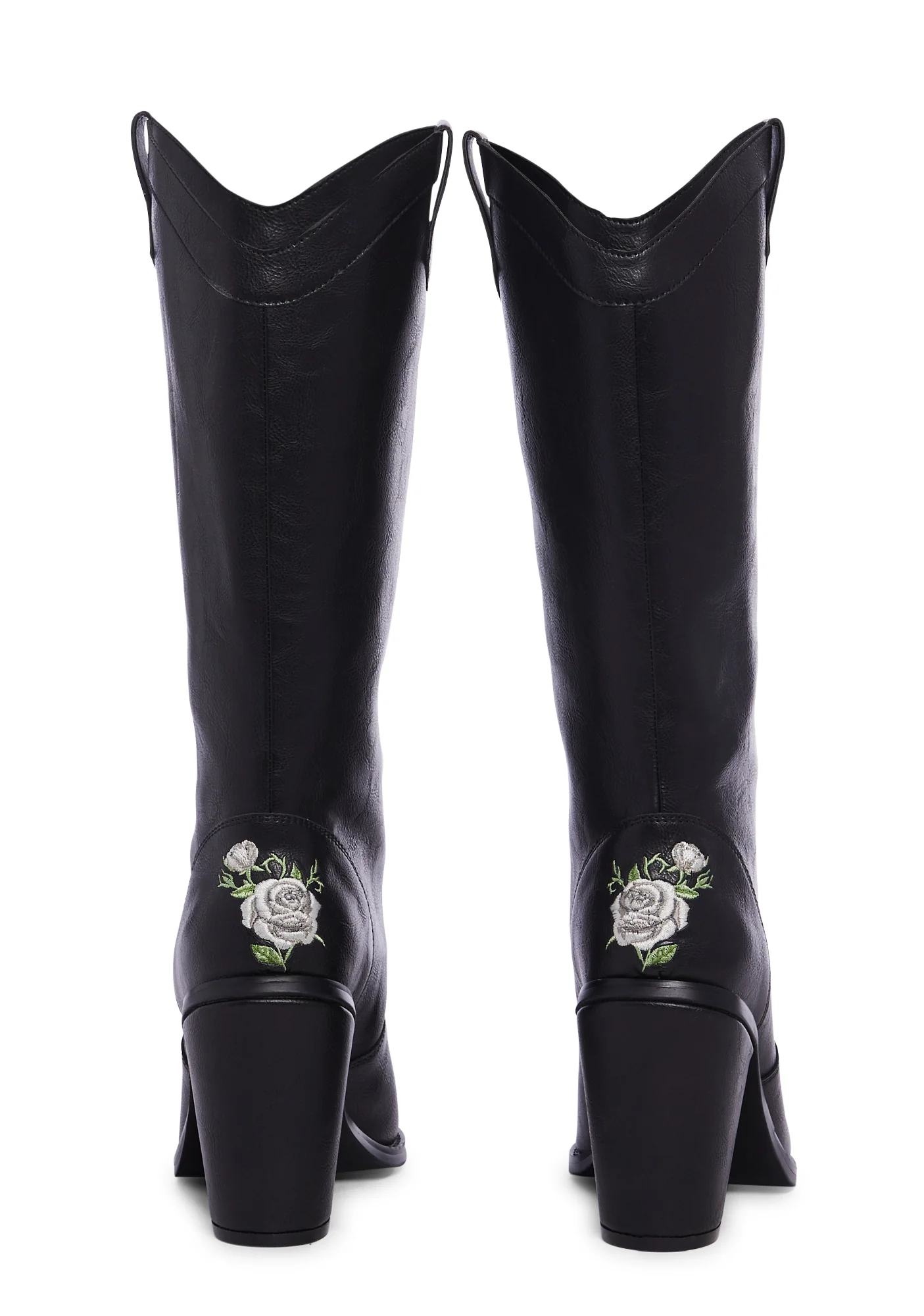 Mourning Rose Cowboy Boots