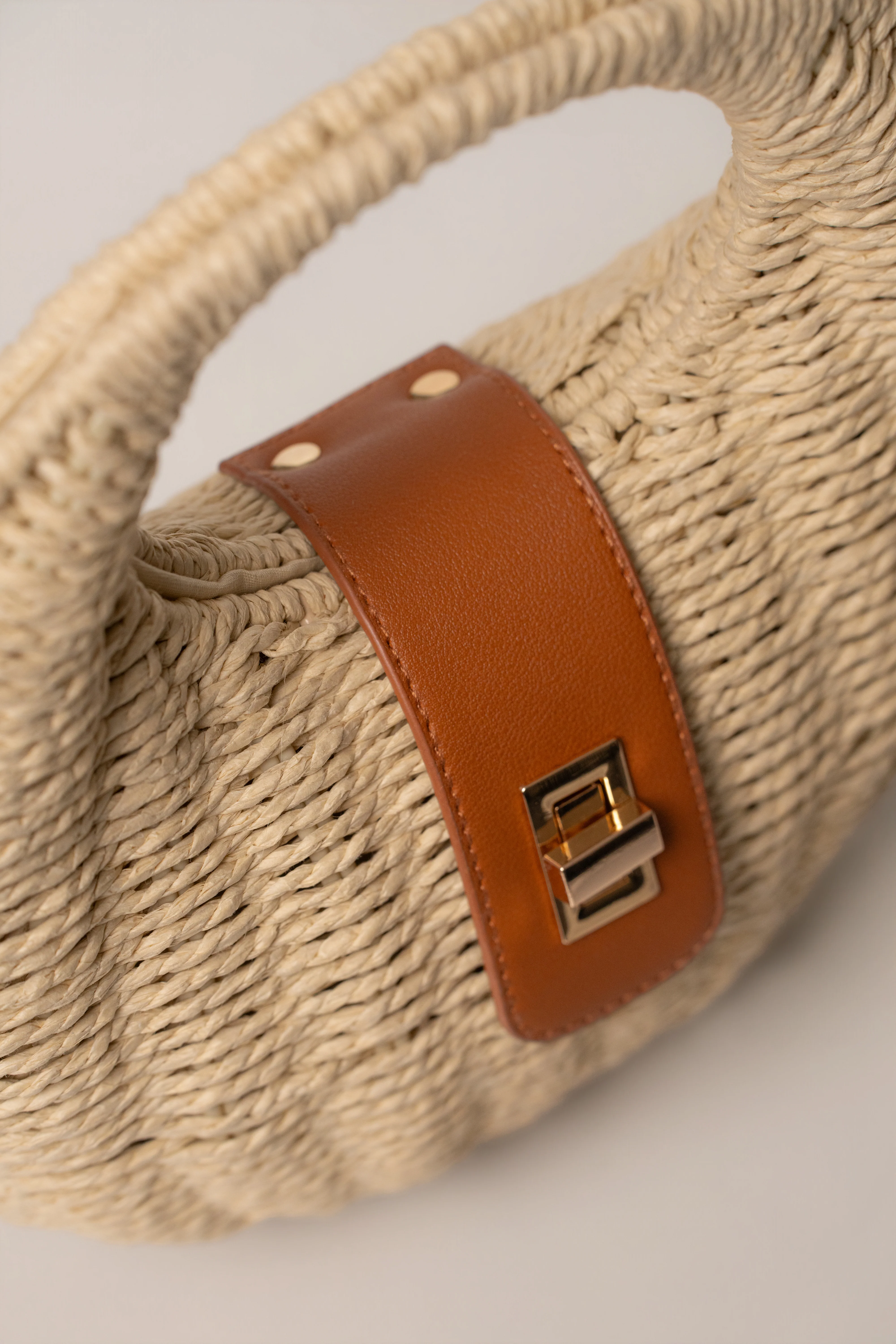 Beige Coastal Escape Handbag