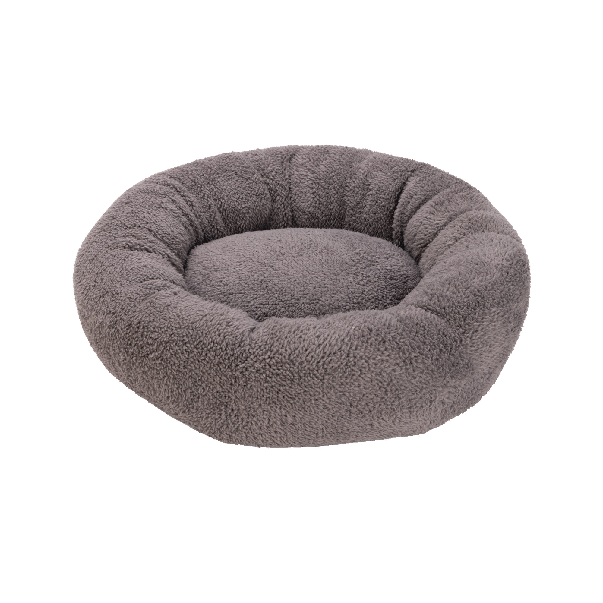 Beeztees Plush Cat Bed Kavi - Beige - 45 x 45 x 15 cm