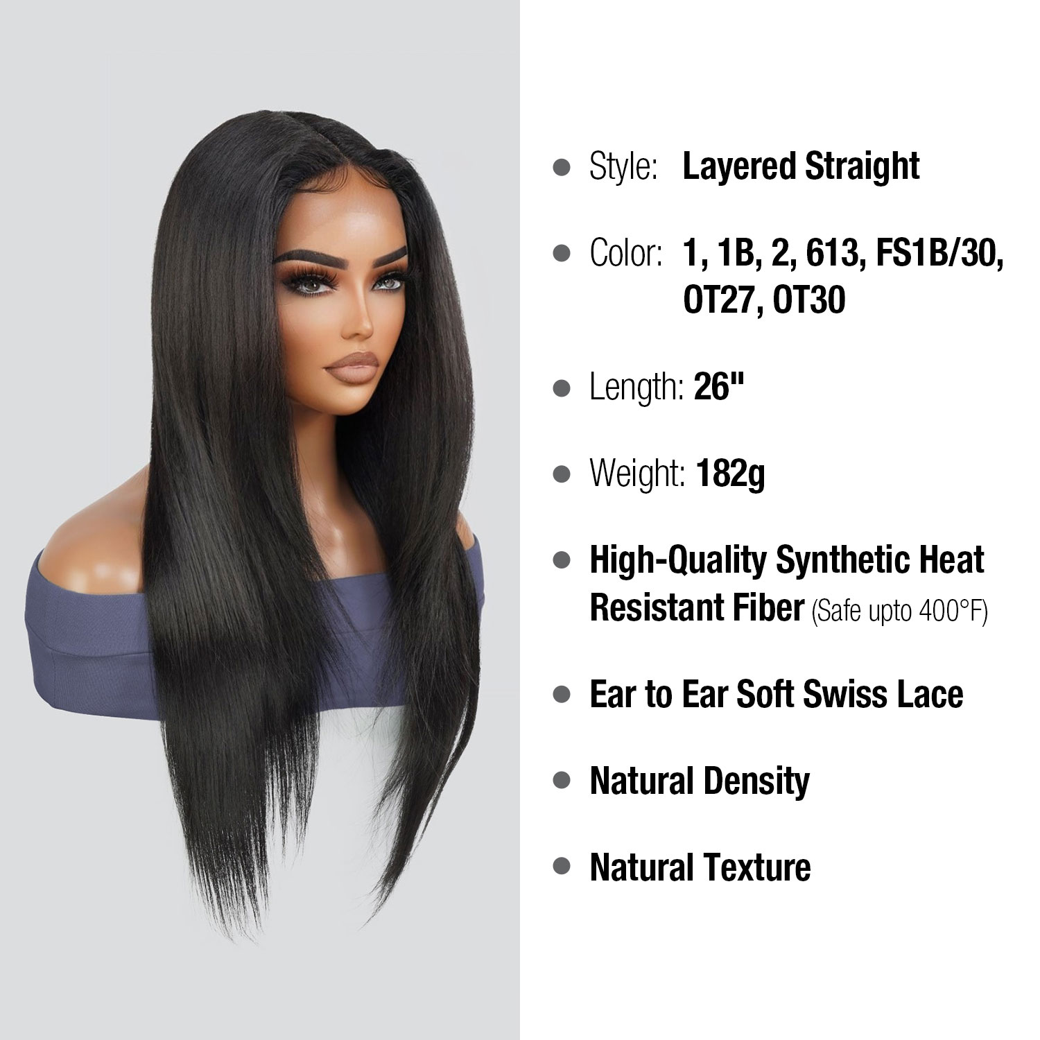 Studio Cut By Pros Deep Part Lace Wig DPL001