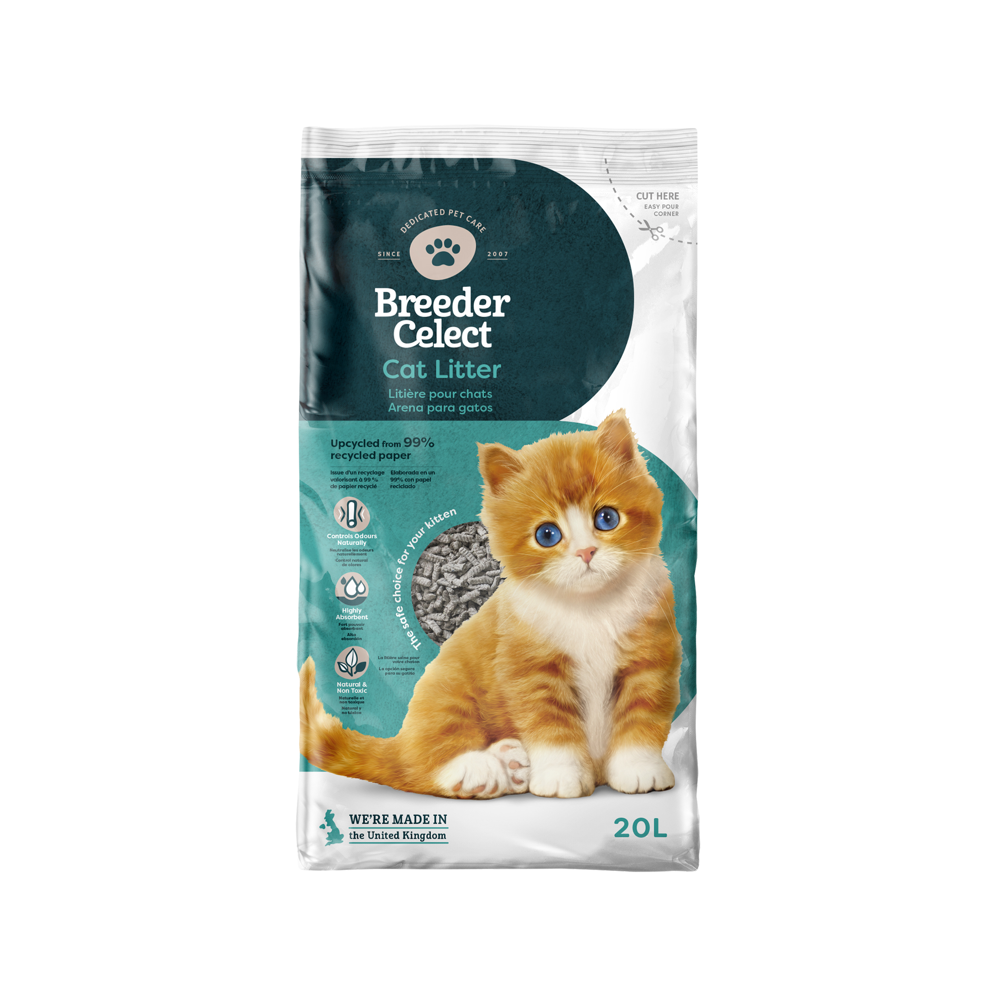 BreederCelect Cat Litter - 30 litres