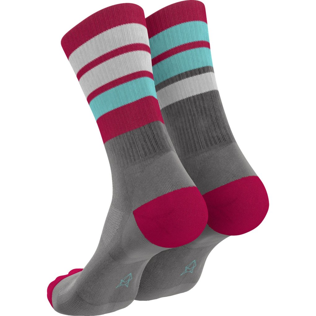 INCYLENCE Merino Strive Socks - Light Grey Sky Blue