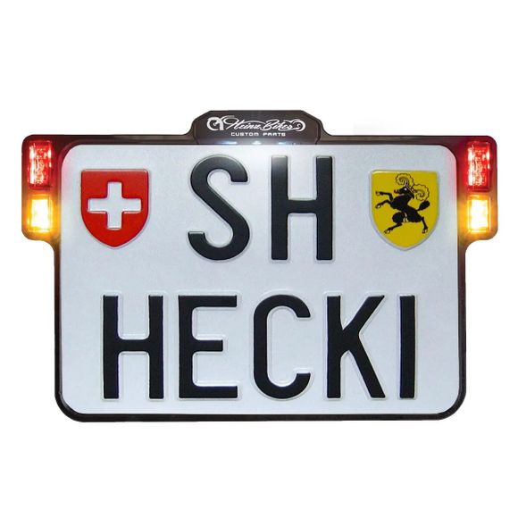 Heinz Bikes 3-in-1 Slip - Inn Universal Rear License Plate HolderRef: Heiz00310A / 20301279