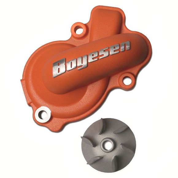 Boyesen water pump housing kit with impeller in matte orangeRef: 127177 / 1021128