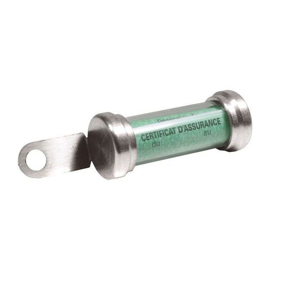Insurance holder Chaft Aluminum tube Universal - GrayRef: CH0459