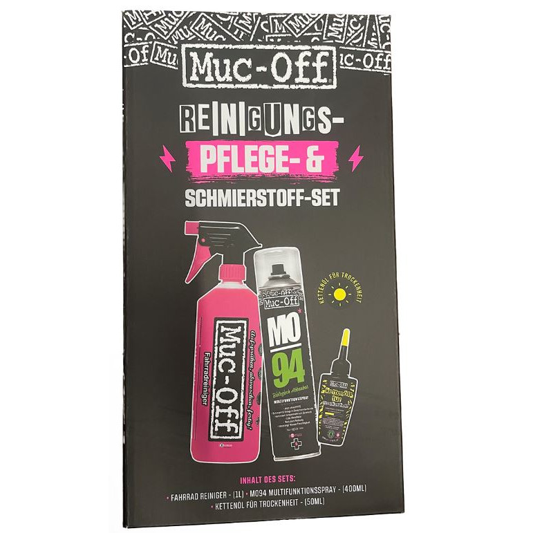 Muc-Off Wash Protect and Dry Lube Kit
