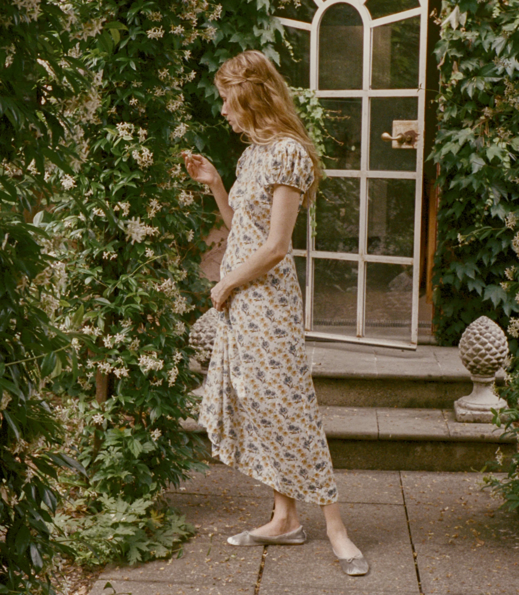 Rhodia Midi Dress - Narcissus Bloom