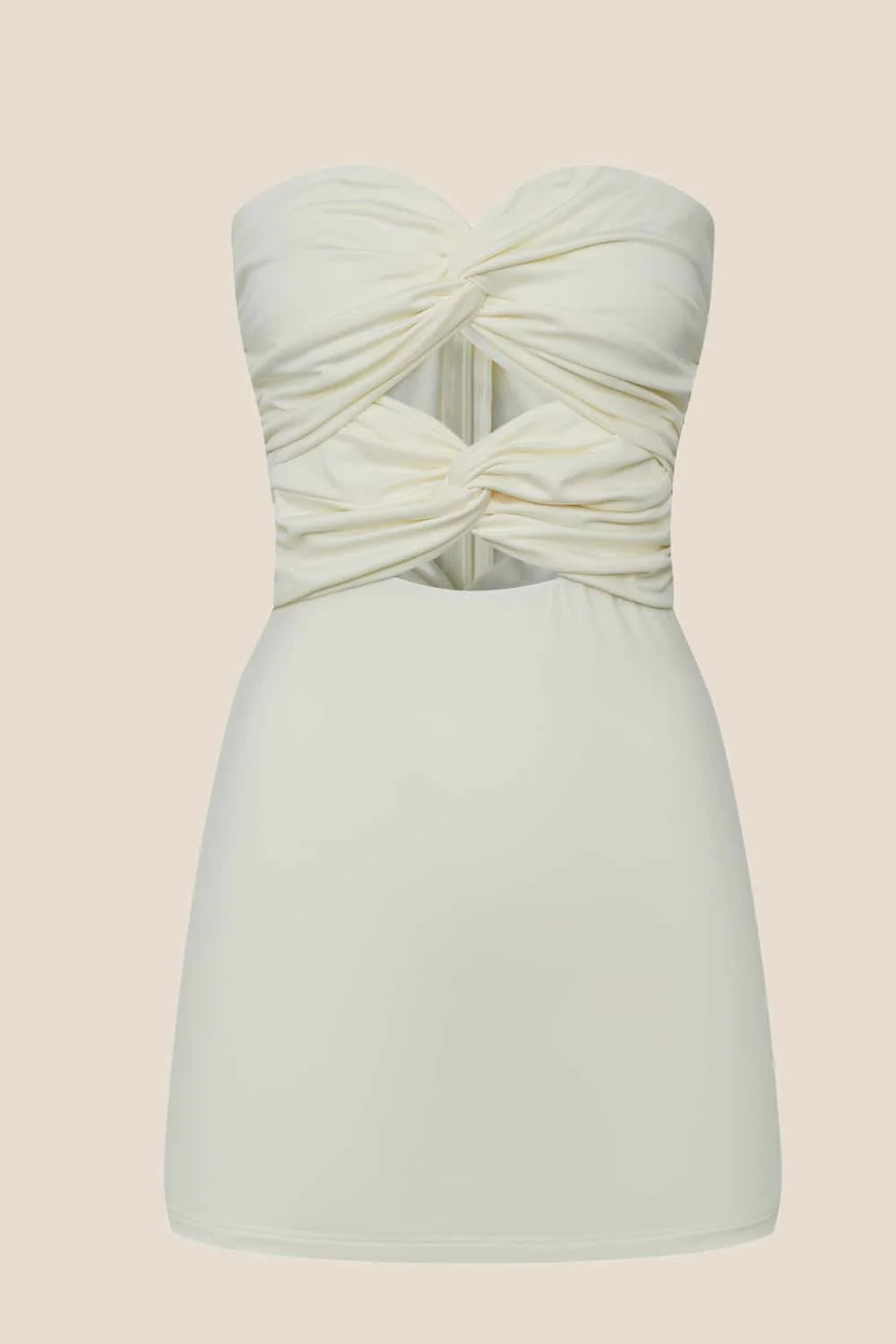 Royal Blue Keyholes Fitted Short Dress