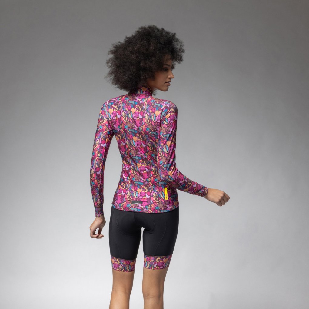 Alé PRAGMA Flowery Longsleeve Jersey Women - pink