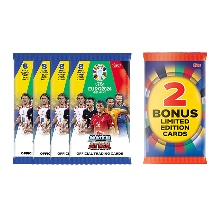 Official EURO 2024 Match Attax - Eco Mega Multipack (Reduced Packaging Version)