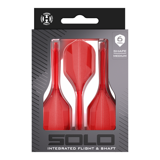 Harrows Solo No6 Flight Shaft System - Red