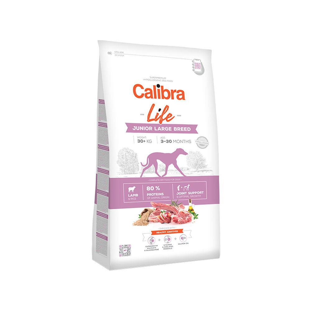 Calibra Dog Life Junior Large Breed - Lamb - 12kg