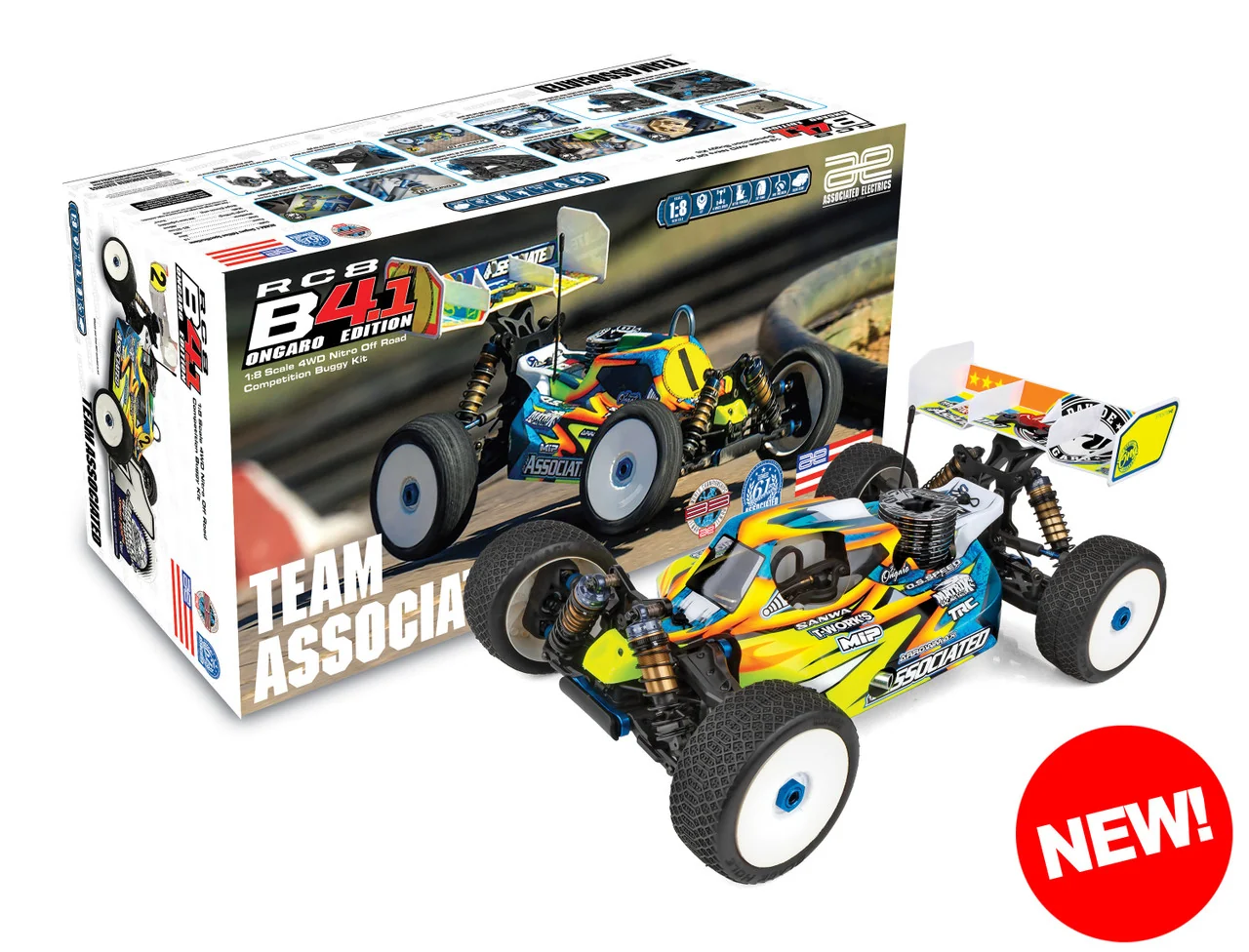 RC8B4.1 Ongaro Edition Kit Team Associated #80953