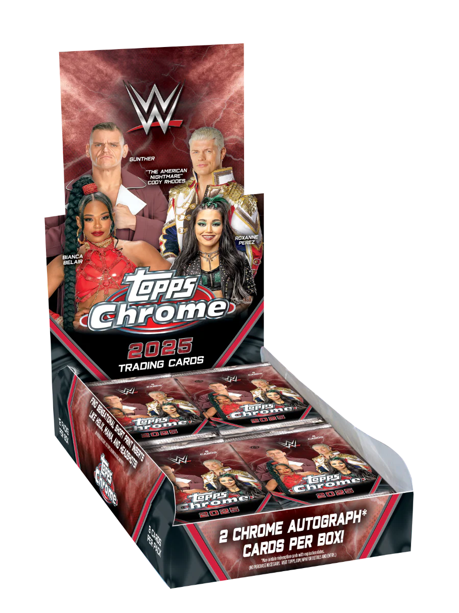 2025 Topps WWE Chrome® - Hobby Box