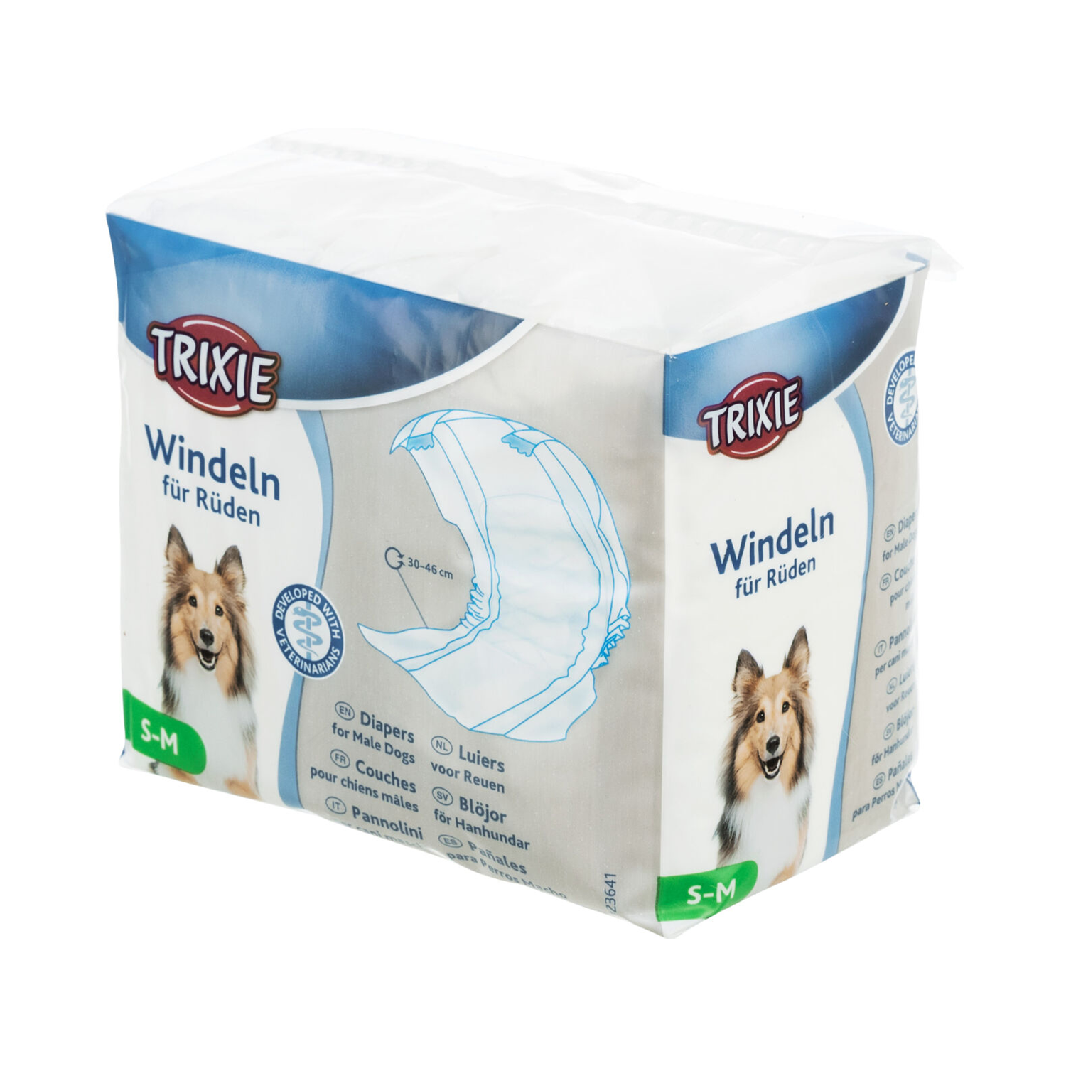 Trixie Nappies for Male Dogs - L/XL - Pack of 12