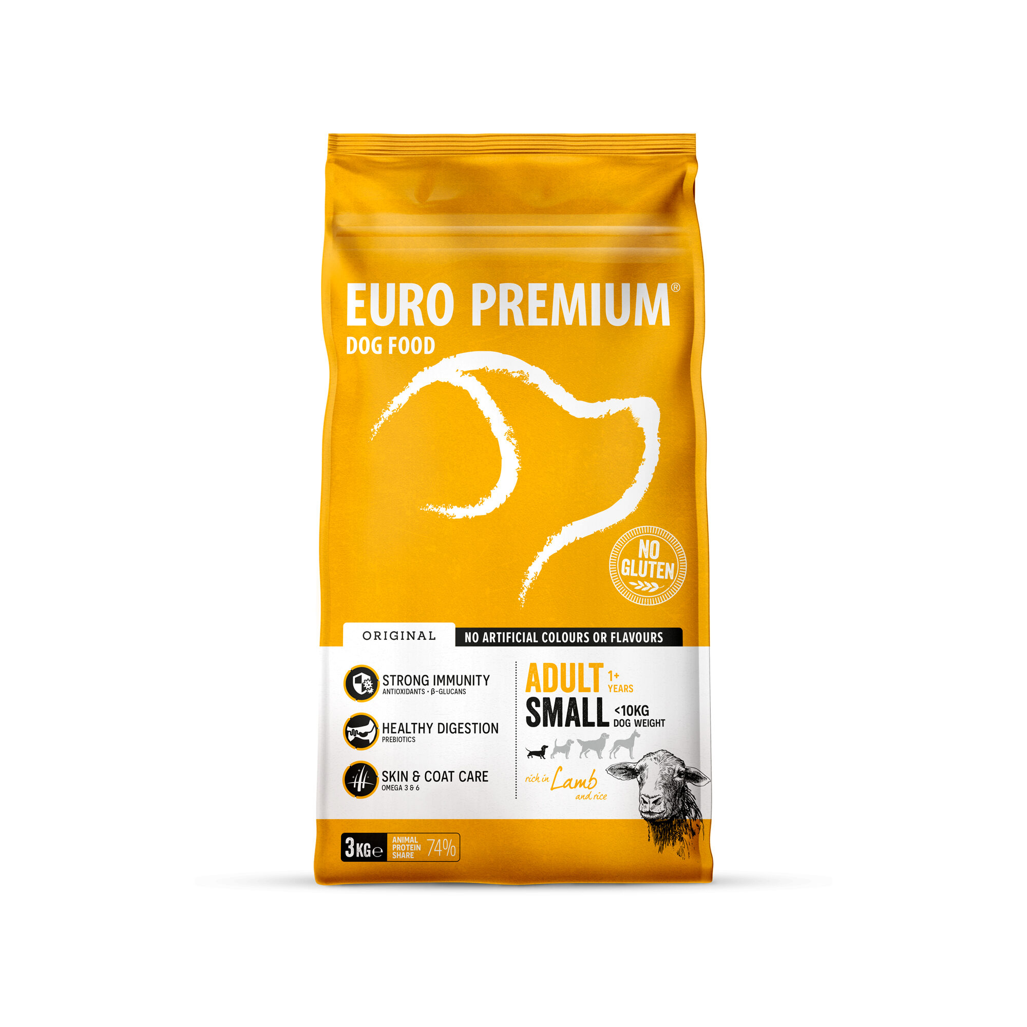 Euro Premium Small Adult - Lamb and Rice - 3 kg