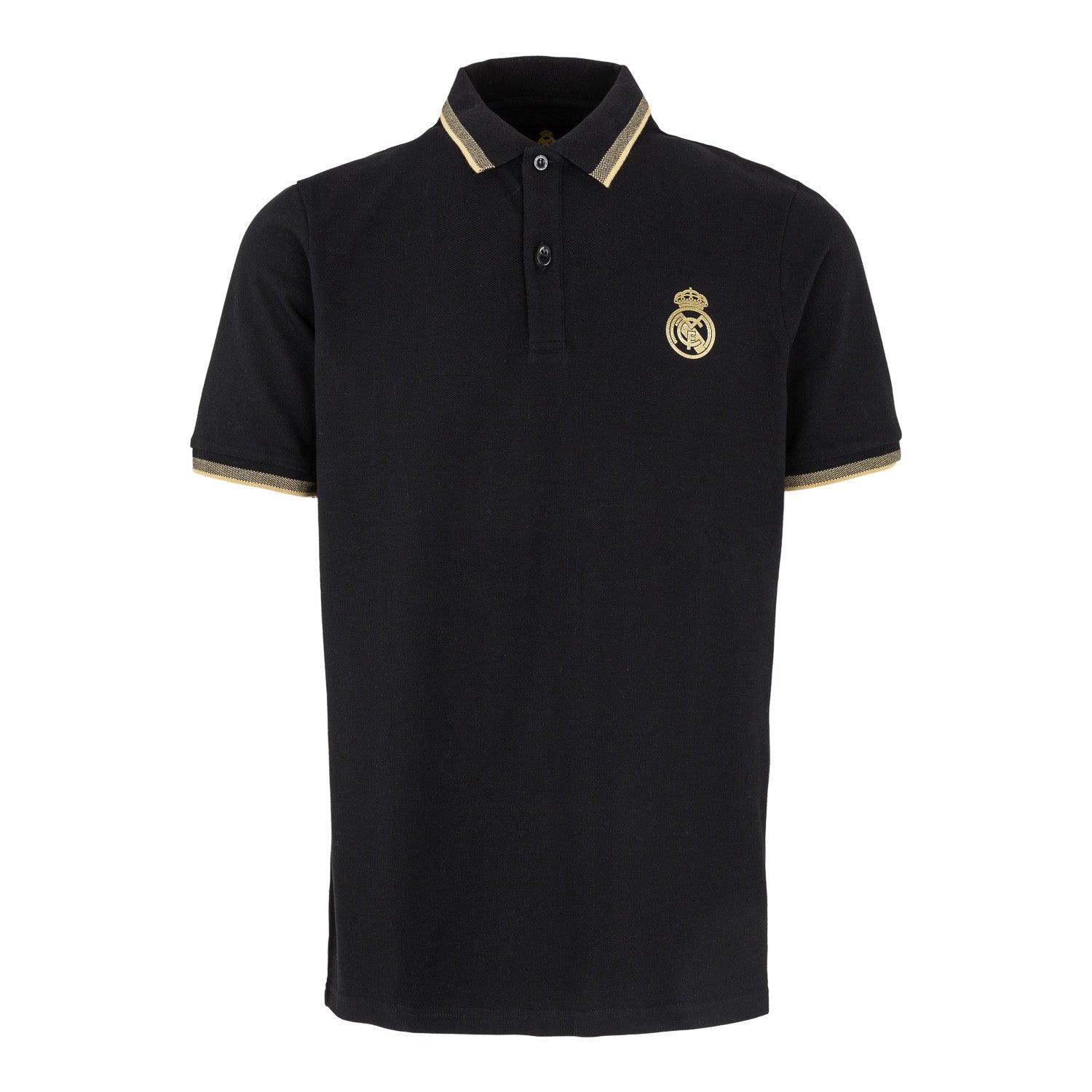 Mens Black & Gold Polo