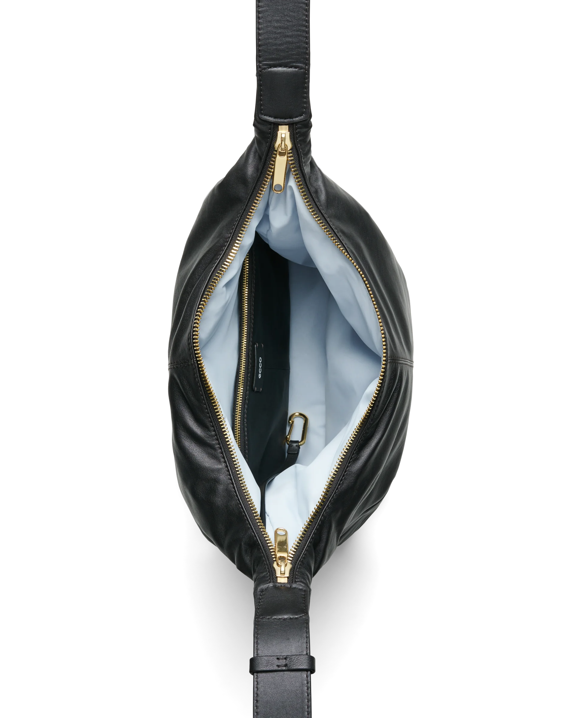 ECCO Hobo Hobo-Tasche aus Leder Schwarz 35X40X18 cm